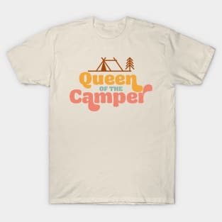 Queen of the camper Camping Quote T-Shirt